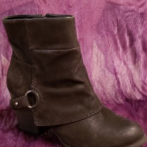 Liza Black Booties by FERGALICIOUS (size 8)